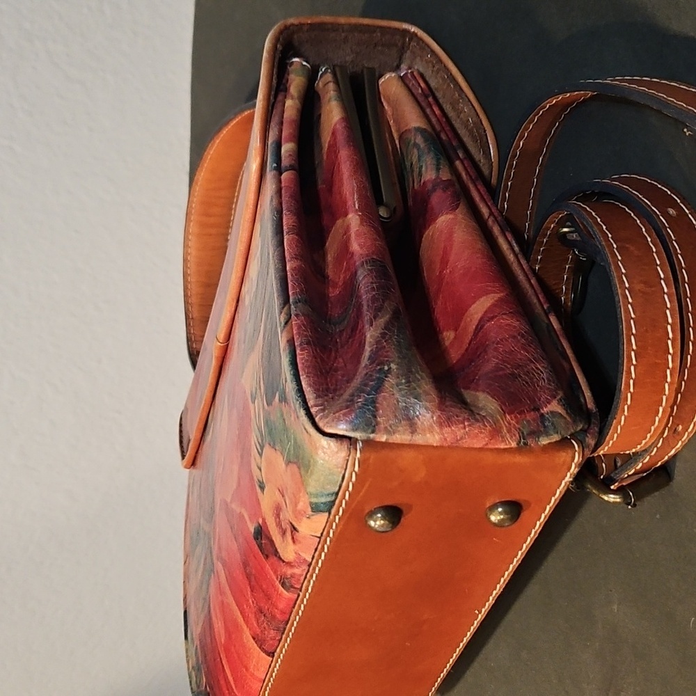 Patricia Nash Verga Frame Satchel - Picture 8 of 11